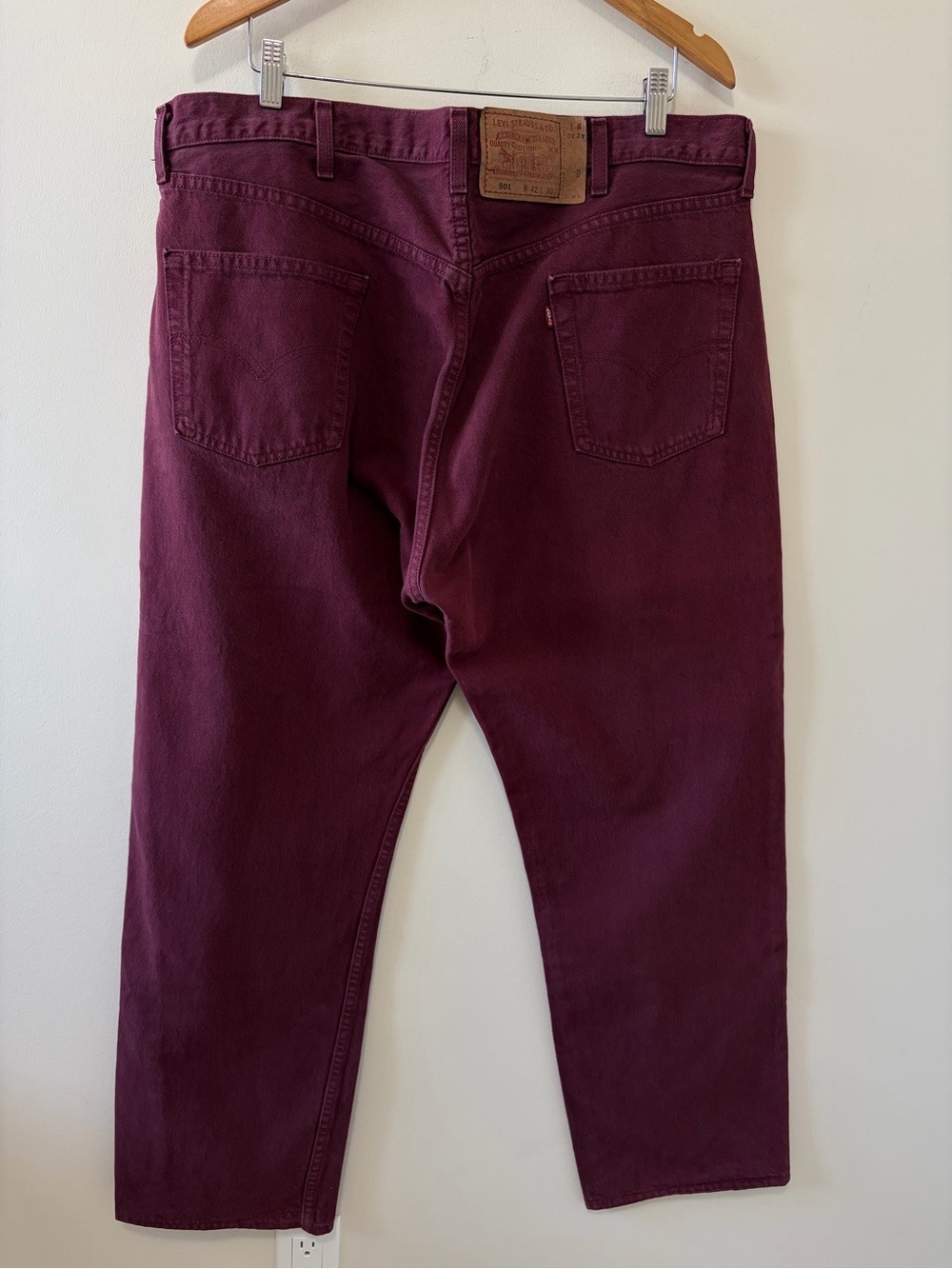 Rare Vintage Made in USA Levi’s 501 Jeans Size 42 - Picture 2 of 9
